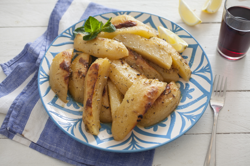 Click on the image for lemony Greek potatoes!