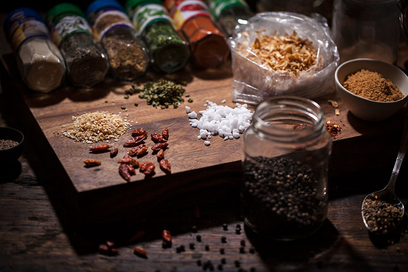 You can find just about every vegetable, herb and spice you could possible ever want for creating your own rub mixes at your local supermarket, specialty shop, health food store or exotic grocer.