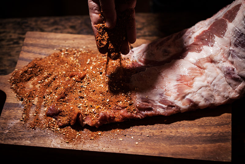 Do you want really good sticky ribs? Make sure your rub has lots of sugar in it then!